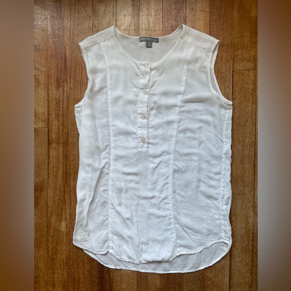 James Perse - Sleeveless White Blouse - 0 / XS - Picture 6 of 6